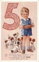 Happy 5th Birthday Postcard