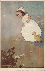 Two Little Ducks Postcard