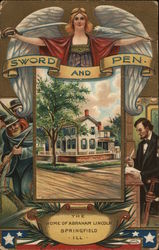 Sword and Pen President's Day Postcard Postcard