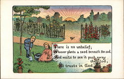 A Man and Woman Planting Seeds - Horatius Bonar A Man and Woman Planting Seeds - Horatius Bonar
