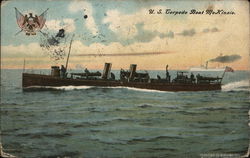 U.S. Torpedo Boat McKinzie Postcard