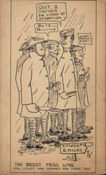 The Brest Mess Line - (Yes, Louie's and Major's Fed There Too!) Postcard