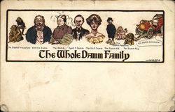 A Picture of the Damm Family Postcard