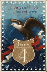 "Liberty and Union Now and Forever" Postcard