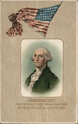 George Washington Patriotic Postcard Postcard