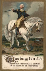 Washington Riding a White Horse Washington Riding a White Horse