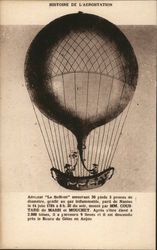 Histoire de l'Aerostation Postcard