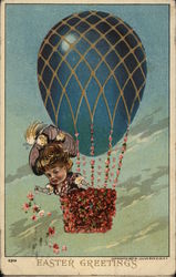 Easter Greetings Postcard