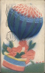 Flowers and Balloon Postcard Postcard