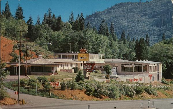Oak-Lo Motels and House of Glass Restaurant Dunsmuir California