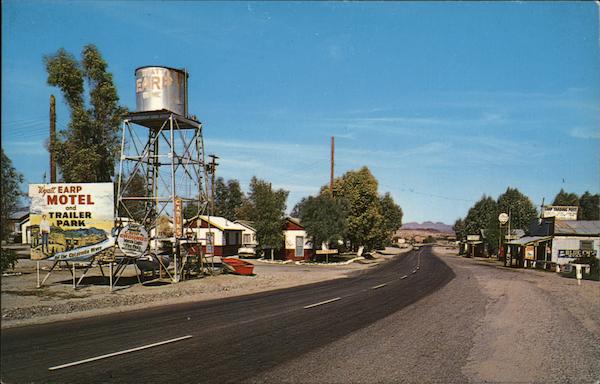 Wyatt Earp Motel and Trailer Park California Louis & Virginia Kay