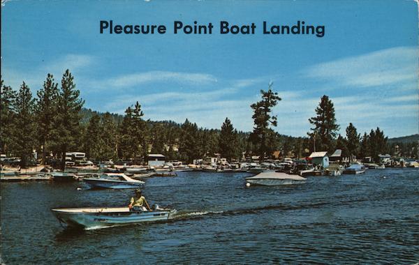 Pleasure Point Boat Landing Big Bear Lake California