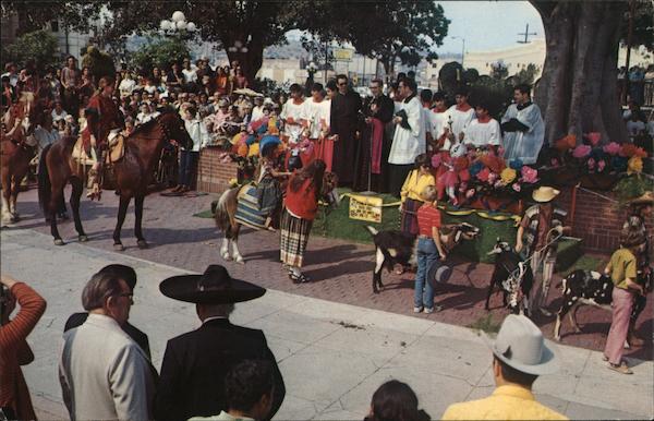Blessing of the Animals, Olvera Street Los Angeles California
