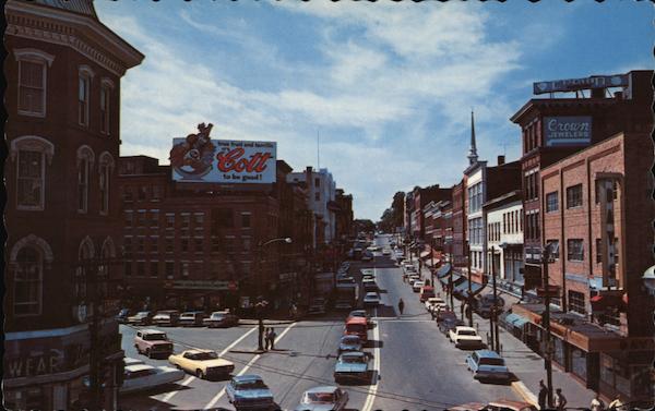 Main Street Bangor Maine Fred Bush