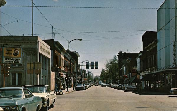 Second Street Looking South Decatur Indiana Dave Cole