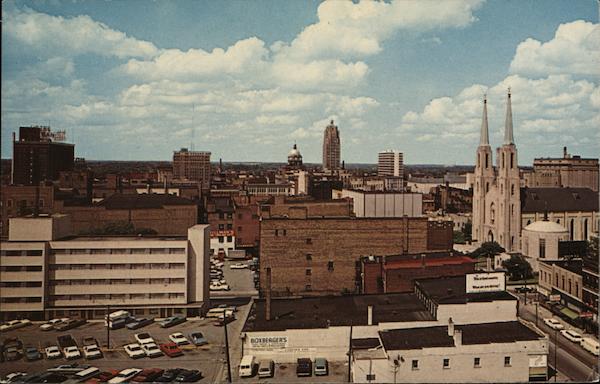 Skyline View of Town from Lincoln Life Insurance Building Skyline View of Town from Lincoln Life Insurance Building