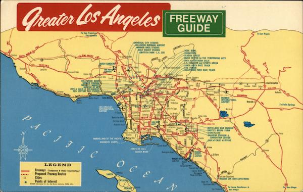Greater Los Angeles Freeway Guide California