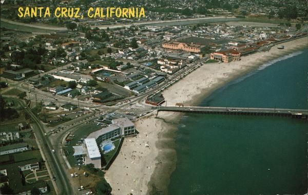 Arial View of Santa Cruz California