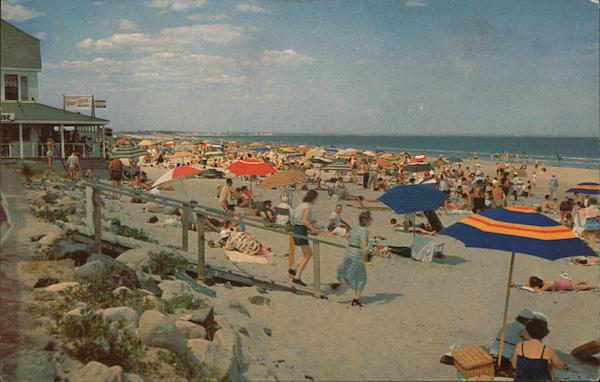 Beach and Bathers Ogunquit Maine