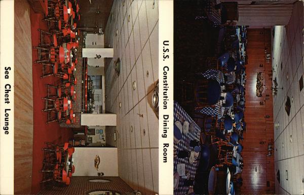 Portlander, In-Town Motel, U.S.S. Constitution Dining Room Maine