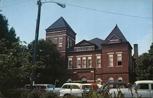 Warren County Court House McMinnville TN Postcard Warren County Court House McMinnville TN Postcard