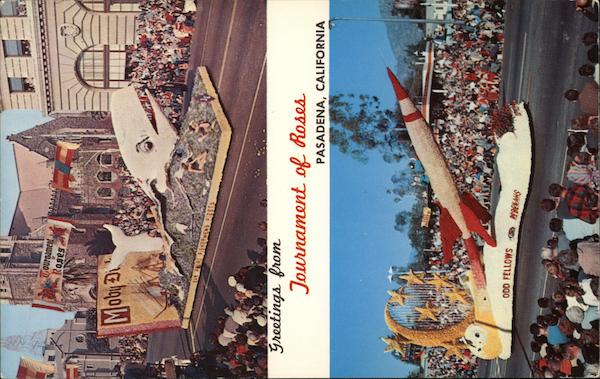 Greetings from Tournament of Roses Pasadena, California