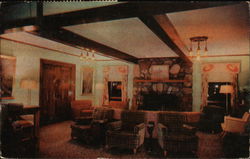 Game Lodge Lobby, Custer State Park Postcard