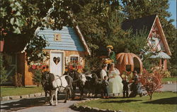 Cinderella and her Pumpkin Coach Lake George, NY Postcard Postcard Postcard