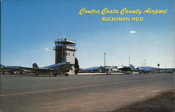 Buchanon Field, Contra Costa County Airport Concord, CA Postcard Postcard Postcard