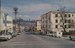 View of Downtown Grass Valley, CA Postcard Postcard Postcard