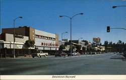 Downtown street scene Hayward, CA Postcard Postcard Postcard