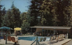 Whispering Pines Resort Motel Postcard