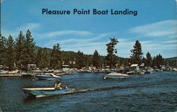 Pleasure Point Boat Landing Postcard