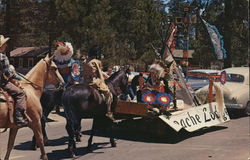 Old Miner's Week Parade Big Bear Lake, CA Postcard Postcard Postcard