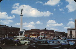 Public Square Angola, IN Postcard Postcard Postcard