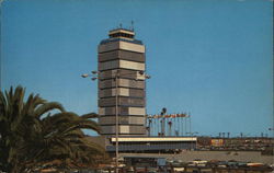 Control Tower, Los Angeles International Air Terminal Postcard