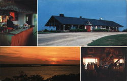 Log Cabin Restaurant Bailey Island, ME Postcard Postcard Postcard