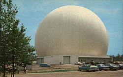 Bell-System Earth Station for Communication by Satellites Postcard