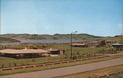 Puddingstone Lake, Frank G. Bonelli Regional County Park Postcard