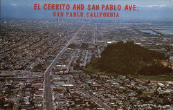 El Cerrito and San Pablo Ave. California Postcard Postcard Postcard