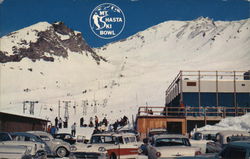 View of Ski Bowl Mount Shasta, CA Postcard Postcard Postcard