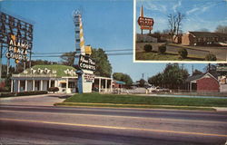 Alamo Plaza Hotel Courts Nashville, TN Postcard Postcard Postcard