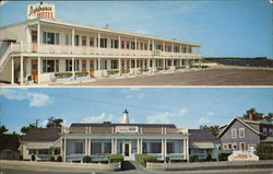 Lighthouse on the Ocean Motel and Restaurant Pine Point Beach, ME Postcard Postcard Postcard