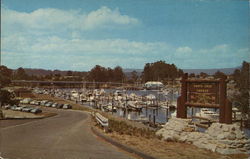 Santa Cruz Harbor California Postcard Postcard Postcard