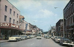 Main Street McMinnville, TN Postcard Postcard Postcard