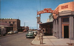 Tombstone Arizona & Famous Crystal Palace Saloon Postcard Postcard Postcard