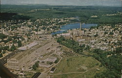 Air View of Sanford Postcard