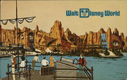 Magic Kingdom Theme Park Pre-Opening Postcard