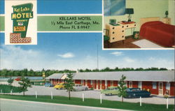 Kel-Lake Motel, U.S. 66 & 71 By-pass Postcard