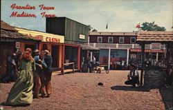 Frontier Town located on the Weno Radio Ranch Madison, TN Postcard Postcard Postcard